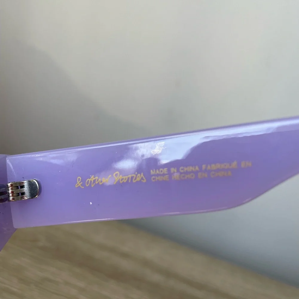 Purple Sunglasses - & Other Stories - Picture 5 of 7